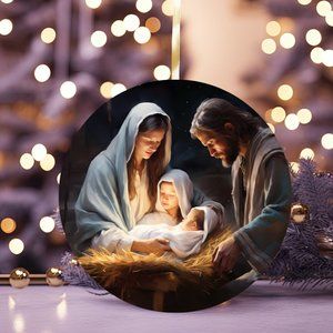 Nativity Christmas Ornament